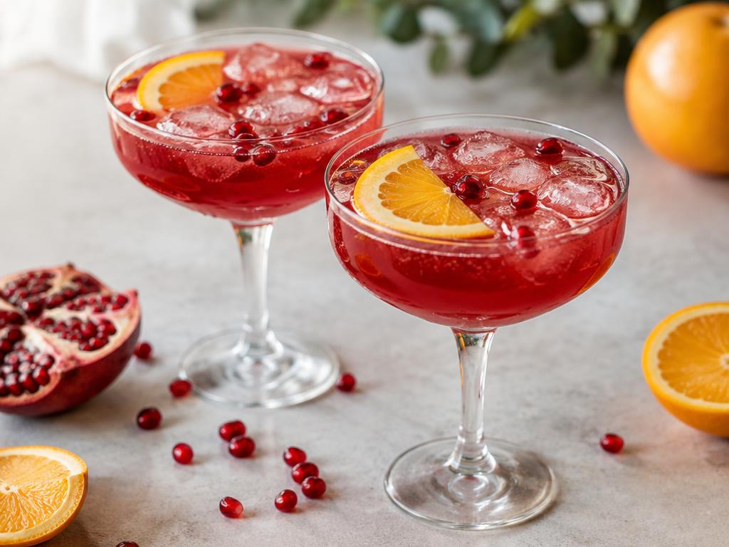 Beet Pomegranate Citrus Mocktail
