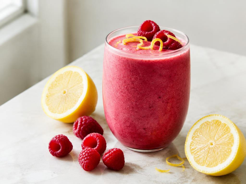 Raspberry Lemon Beet Smoothie