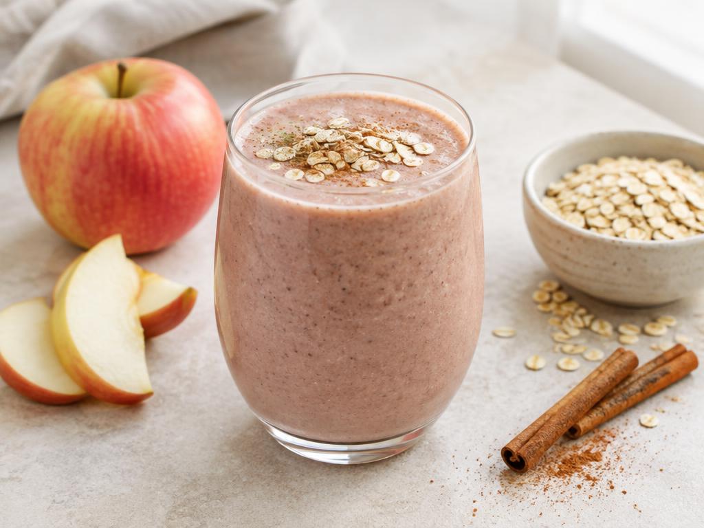 Apple Cinnamon Beet Oat Smoothie